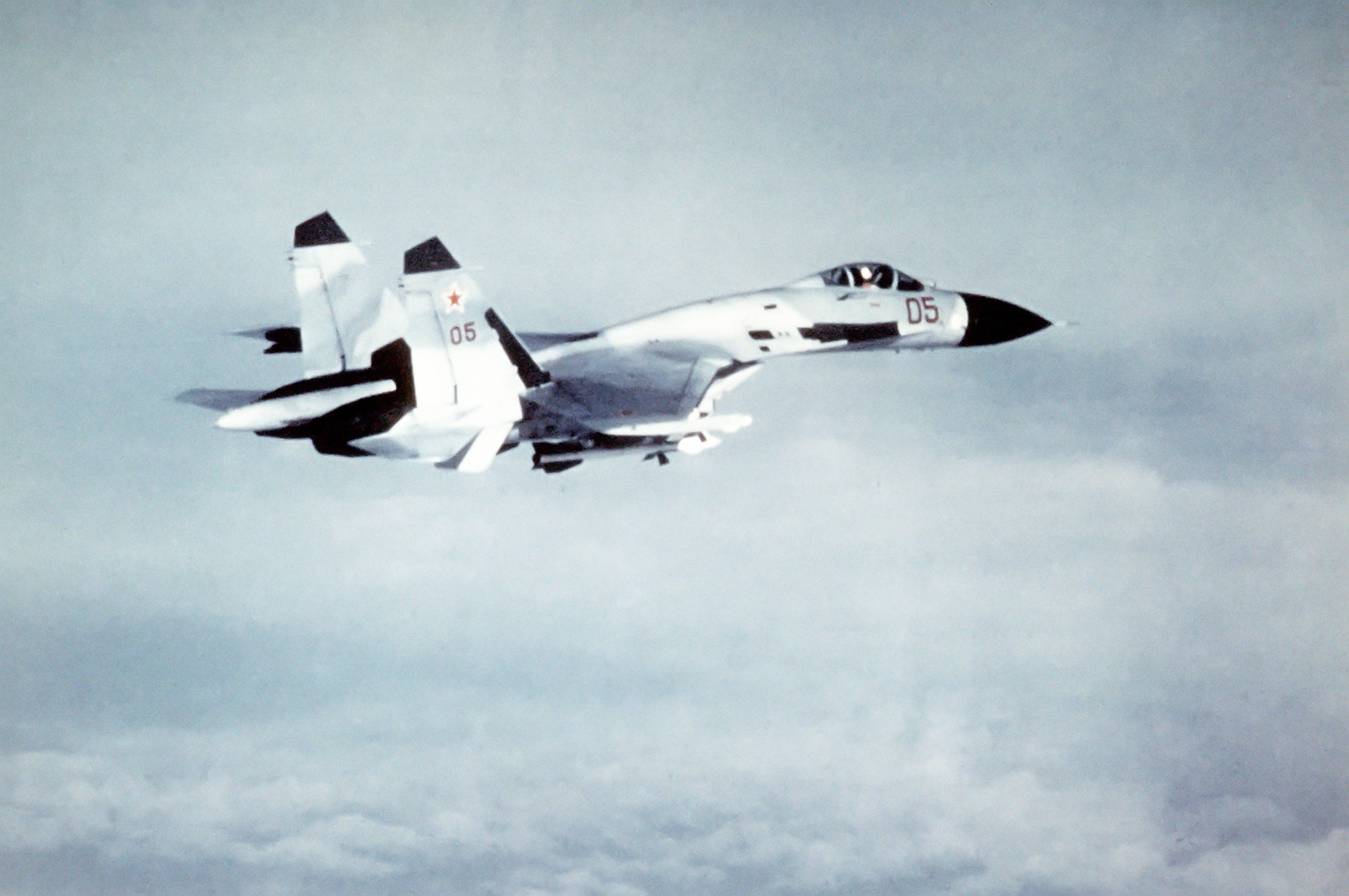 Su-27 parvozda (manba: Wikimedia Commons, AQSh MMV, PD-USGov)